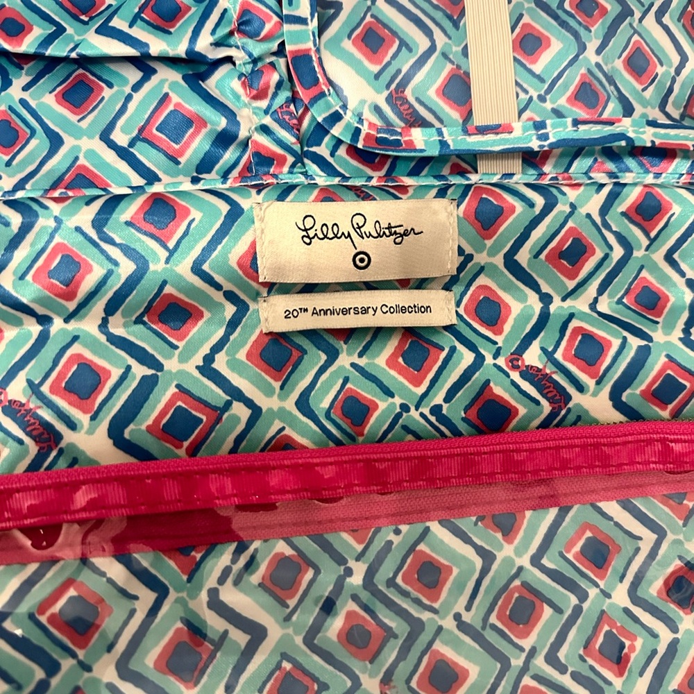 Lilly Pulitzer for Target Pink and Blue Patterned Hanging Organizer - Picture 7 of 8